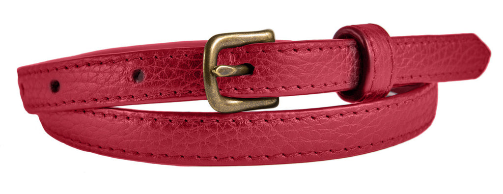 Noho Belt, (0.5") Antiqued Brass Buckle