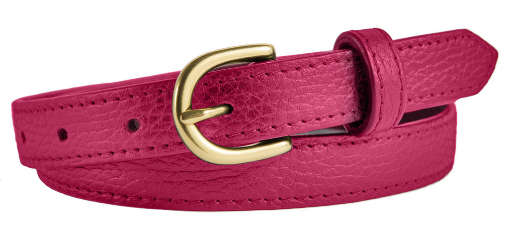 Soho Belt, (0.75") Gold Buckle