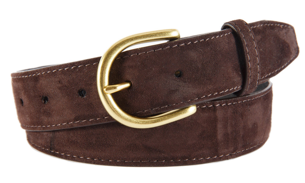 Brown belt gold shop buckle