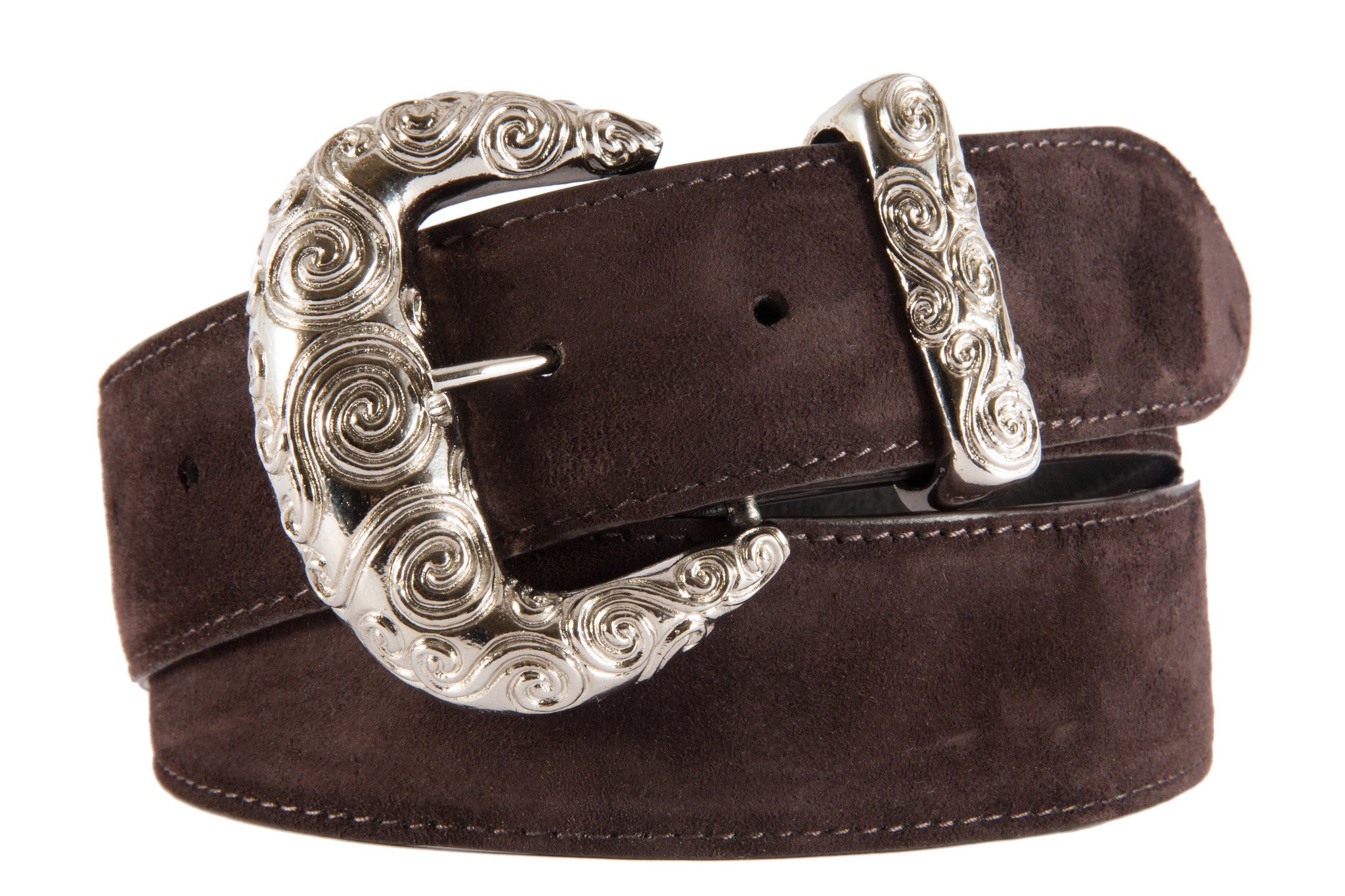 melt the lady swirl belt tops ホワイト Wide Leather Belt | Marciano
